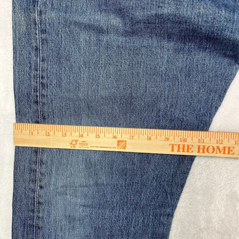 Levi's 501 Jeans Blue Denim‎ Mid Rise Classic Straight Button Fly 38X31 - Flaws